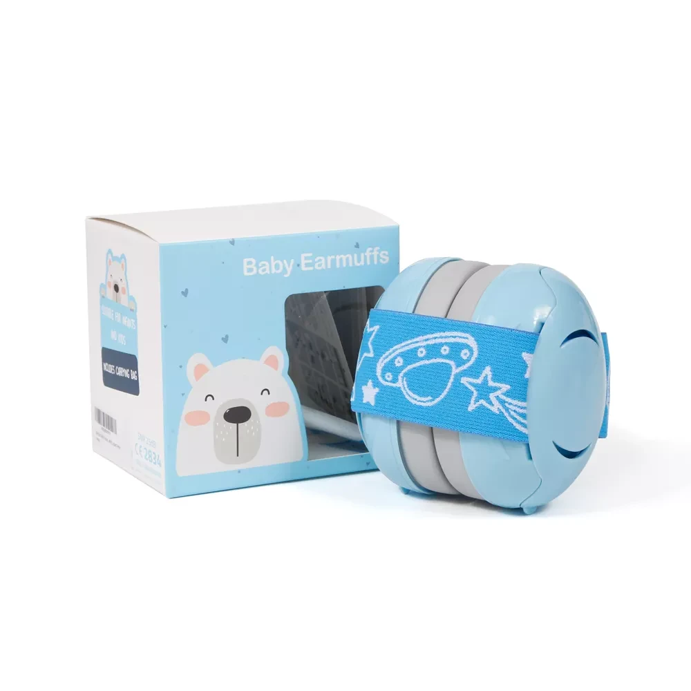 Дитячі протишумні навушники Baby Earmuffs/навушники для дітей від 2 до 24 місяців Блакитний, фото 1