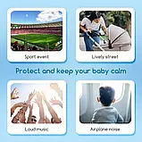 Дитячі протишумні навушники Baby Earmuffs/навушники для дітей від 2 до 24 місяців Блакитний, фото 2