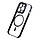 Прозорий чохол Magsafe Baseus Glitter Magnetic для iPhone 14 Pro Max + захисне скло, фото 4