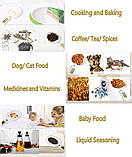 Ложка-ваги/електронні кухонні ваги 0.1-500 грамів з LED-дисплеєм Kitchen Helper білі (LB-67633), фото 5