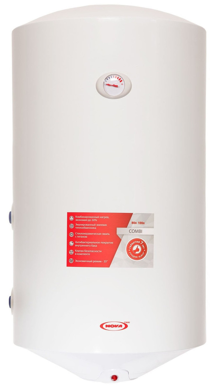 Бойлер комбінований Nova Tec Combi Left NT-CBL 100 (двоконтурний)