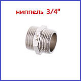 Ніпель 3/4"-3/4" три чверті дюйма латунний (Чехія), фото 2