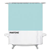 Шторка для ванной Balvi Pantone 180х200см, занавеска для душа в ванную комнату Голубая (штора для ванної) (ST)