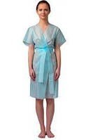 Халат кимоно без рукавов голубой Doily S/M 1шт.