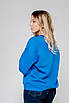 Свитшот з написом синій, жіночий синій світшот 4456 (2000000086538), фото 2