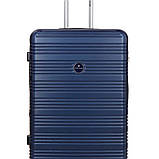 Набір валіз Франція (L M S+XS-4шт) синій/Worldline 805, фото 3