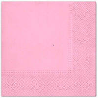 Сервірувальні серветки паперові рожеві
