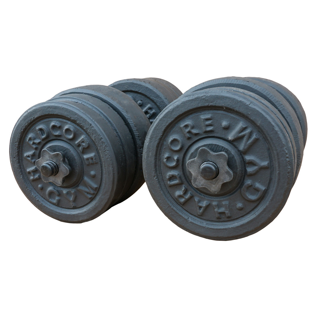 Гантелі розбірні гранілітові 2 по 21 кг набірні для будинку (загальна вага 42 кг), фото 1