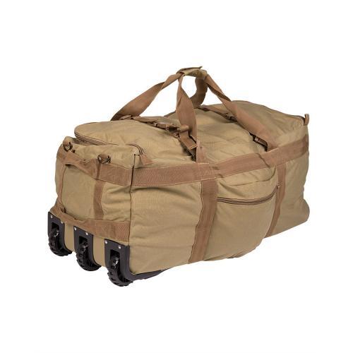 Сумка-рюкзак дорожня на колесах MIL-TEC 13854005 118L Coyote