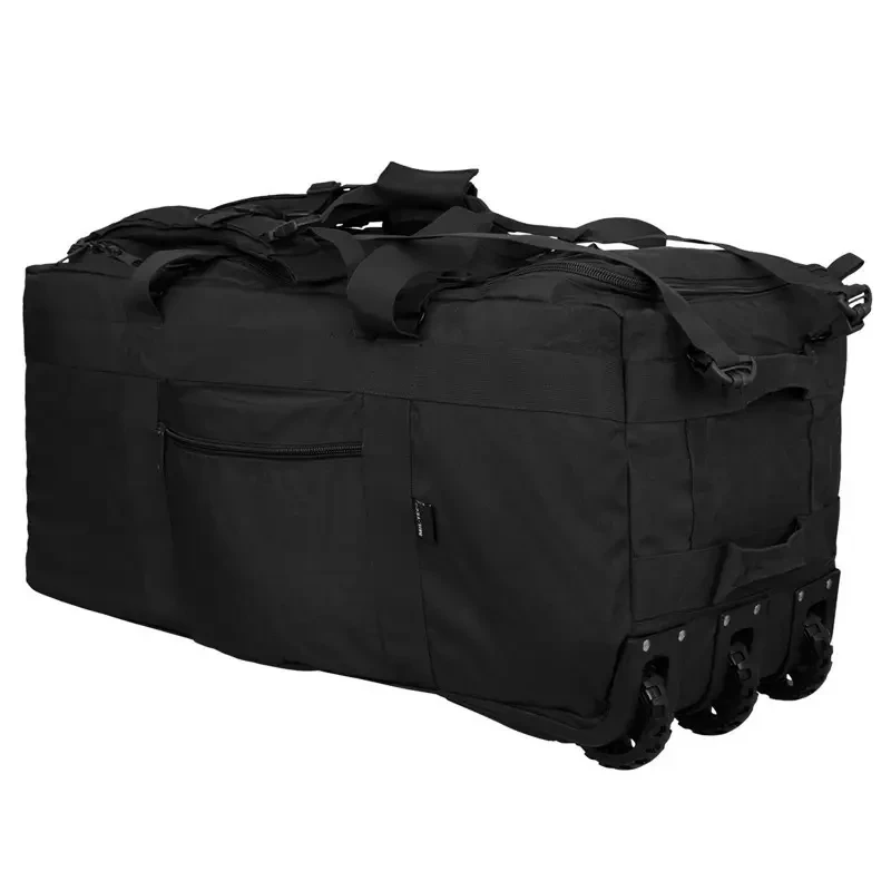 Сумка-рюкзак тактична дорожня на колесах MIL-TEC 13854002 118L Black