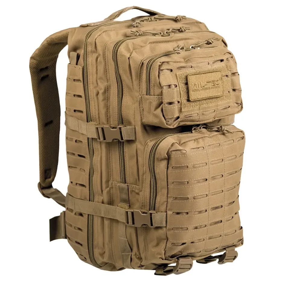 Рюкзак тактичний MIL-TEC 14002705 ASSAULT Laser CUT Coyote 36L