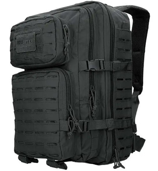 Тактичний рюкзак MIL-TEC 14002702 ASSAULT LASER CUT 36L Black