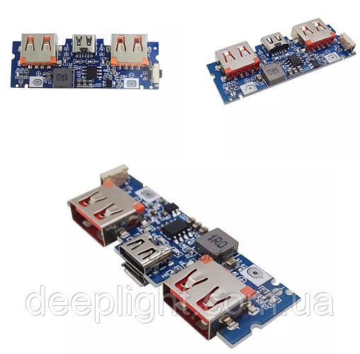 Повербанка плата USB 5V 2- 2.4A li ion аккумулятор контроллер micro USB ...