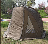 Палатка для рыбалки, карповая палатка, размер 205x(60+120)x125см, туристическая палатка без дна