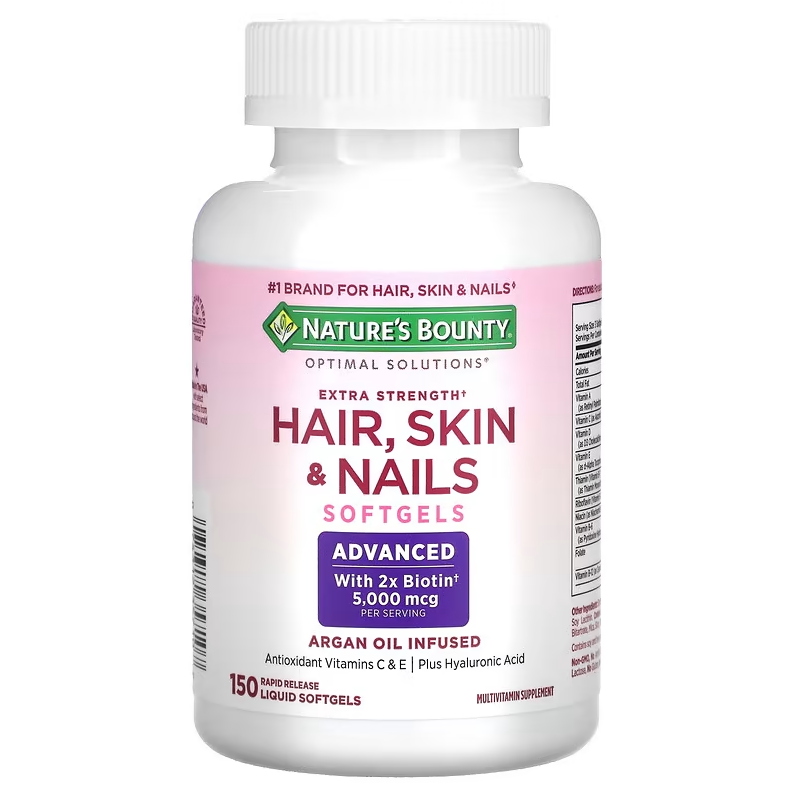 Комплекс для волосся шкіри та нігтів Nature's Bounty Optimal Solutions 150 капсул