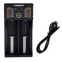 Зарядний пристрій з функцією PowerBank, LiitoKala Lii-202 універсальний, Li-Ion, Ni-Mh, Ni-Cd, фото 5