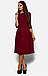 Жіноче плаття-міді, марсала, фото 2
