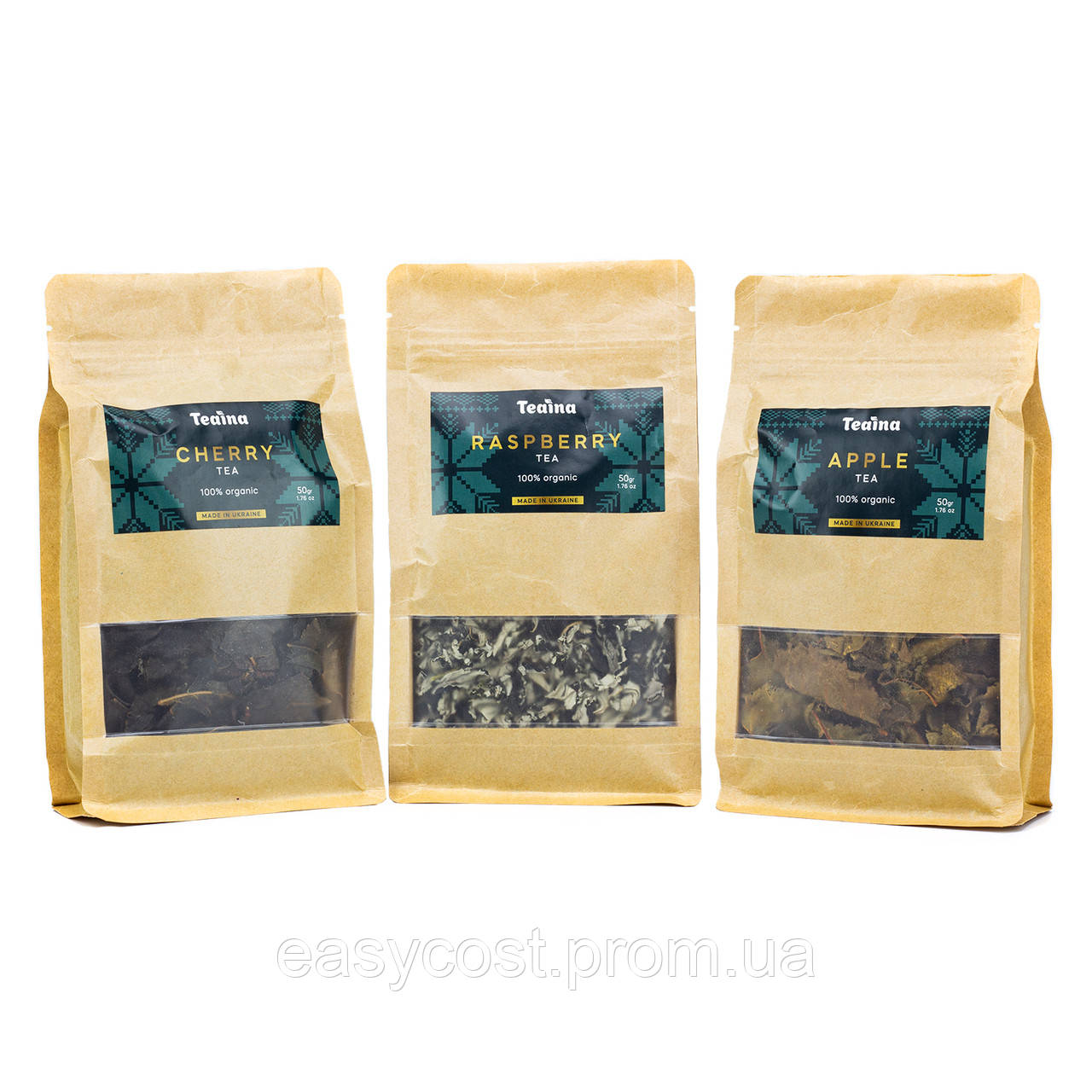 Купить Украинский садовый чай Teaina 150г. Набор с листьев вишни ...