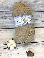 Пряжа для в’язання Lanagold 800. 100 г. 730 м. Колір беж 05