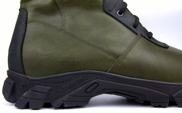 Зимние берцы тактические хаки больших размеров военные кожа натуральный мех Rosso Avangard Himerua BS