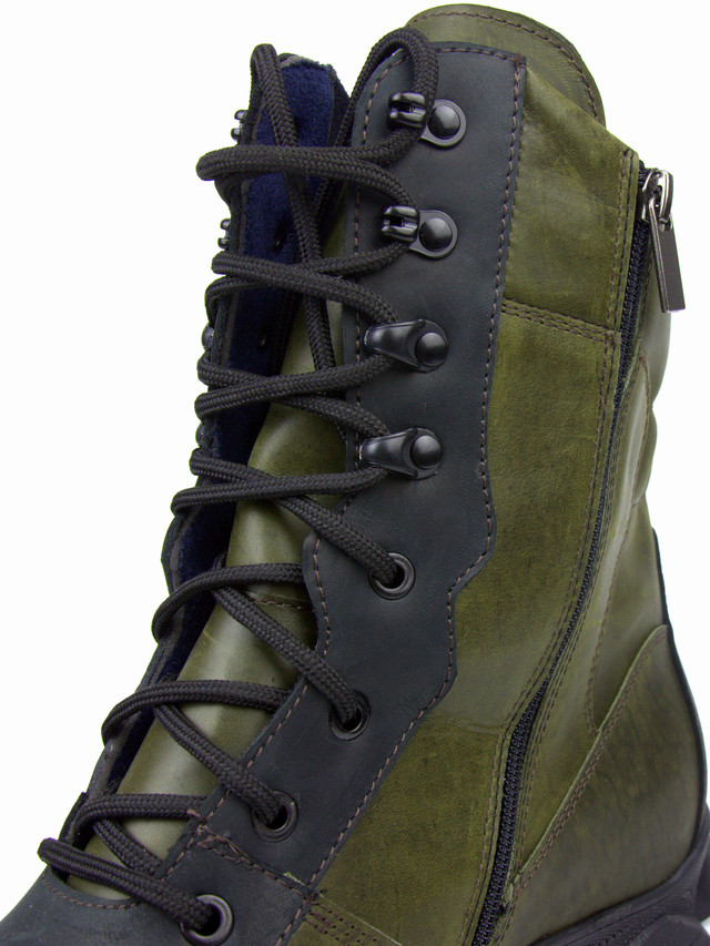 Зимние берцы тактические хаки больших размеров военные кожа натуральный мех Rosso Avangard Himerua BSosso Avangard Himerua BS