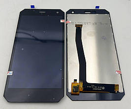Дисплей Nomu S10/Archos 50 Saphir / Sigma X-treme PQ24 / PQ28 / MyPhone Hammer Energy, чорний, з тачскрином