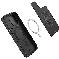Чехол Spigen Optik Armor MagFit для iPhone 14 Pro (2022), ACS04993 - Matte Black, фото 4