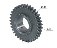 Шестерня вала выходного (Z=35/31) КПП МТЗ-320 (пр-во МЗШ), 220-1701254