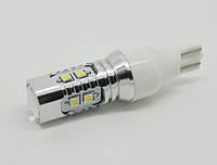 Світлодіодна біла (White) автолампа T15, 10W (420Lm) Original Samsung LED chip (SMD2323) + Лінза (Mo