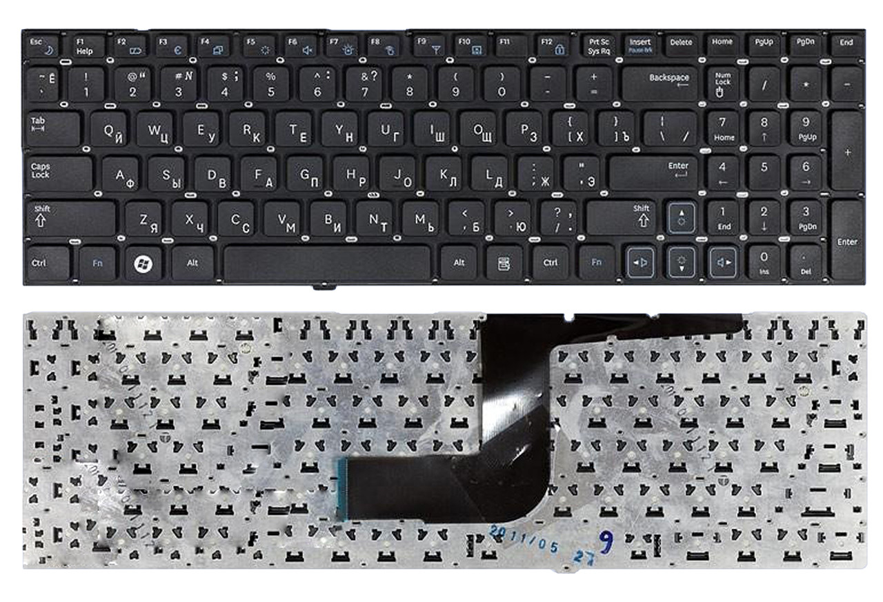 Клавіатура Samsung NP-RV518-S01RU, матова (BA59-02941D) для ноутбука для ноутбука