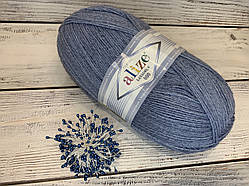 Пряжа для в’язання Lanagold 800. 100 г. 730 м. Цвет - світлий джинс 221