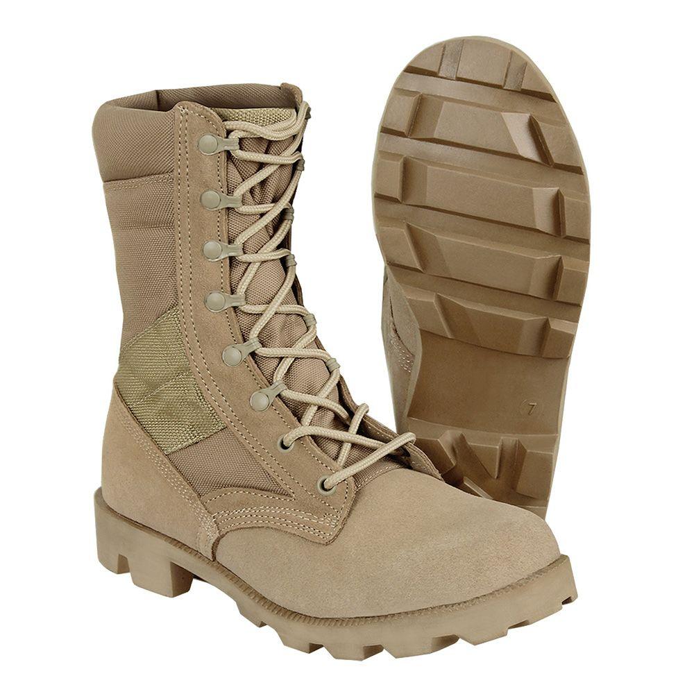 Черевики армійські літні з вставками Mil-Tec 12823000 speed desert boots Хакі