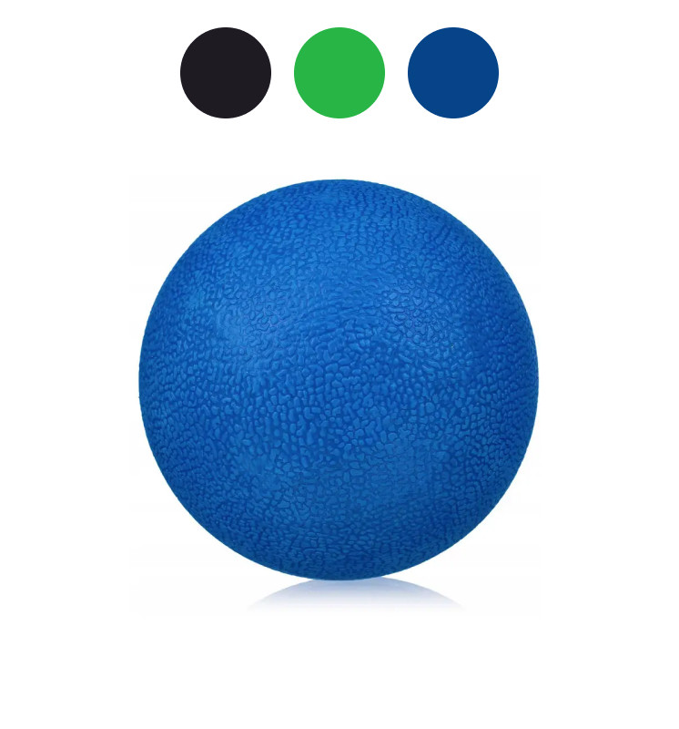 М'яч масажний 6 см Springos Lacrosse Ball для масажу шиї плечей спини грудей та литок