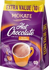 Гарячий шоколад солона карамель (стік 10 шт. по 18 г) Mokate HOT Chocolate, 180 г, Польща, шоколадний напій