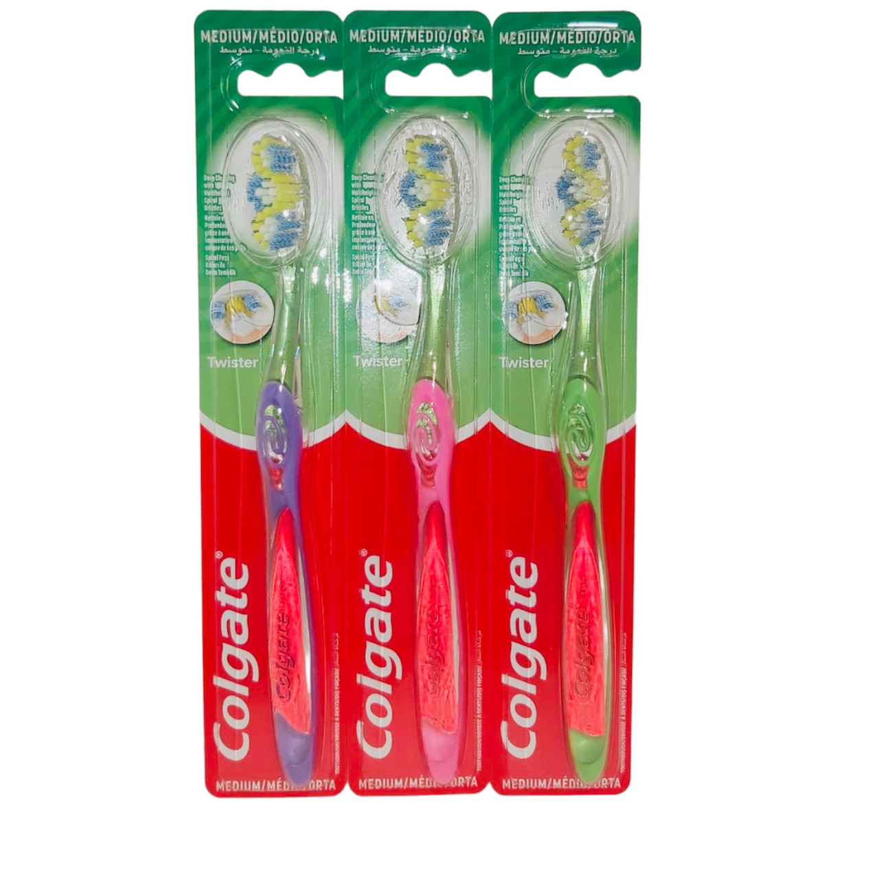 Зубна щітка Colgate Twister (середня жорсткість), фото 1