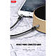 Кабель аудіо AUX XO NB121 audio cable 3.5 mm jack, фото 7