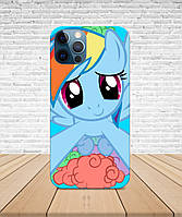 Матовый Чехол iPhone 13 Mini Пони My little Pony с принтом