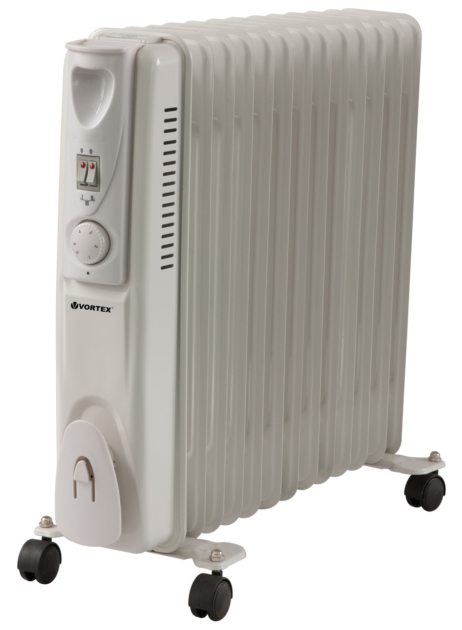 Масляний радіатор Vortex VO4222 2500W White (VO4222)