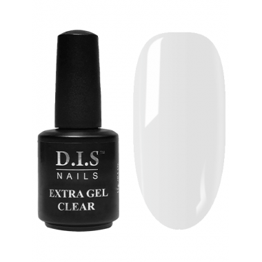Гель EXTRA CLEAR GEL DIS Nails (прозорий), 15 мл.