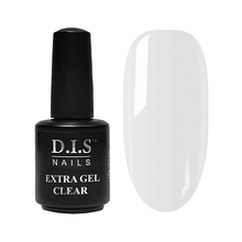 Гель EXTRA CLEAR GEL DIS Nails (прозорий), 15 мл.
