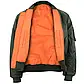 Куртка бомбер двостороння льотна Mil-Tec us flight Jacket ma1 style 10403001 Olive PeremogaUA, фото 5