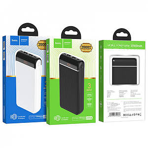 Зовнішній акумулятор Power Bank Hoco J59A 20000 mAh Original, Чорний