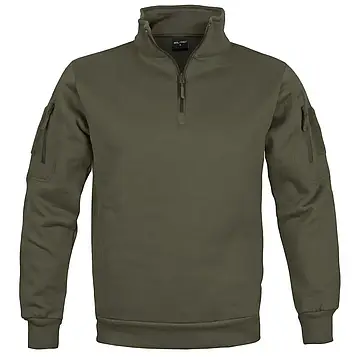 Кофта тактична MIL-TEC 11472512 Tactical Sweatshirt Толстовка Olive PeremogaUA