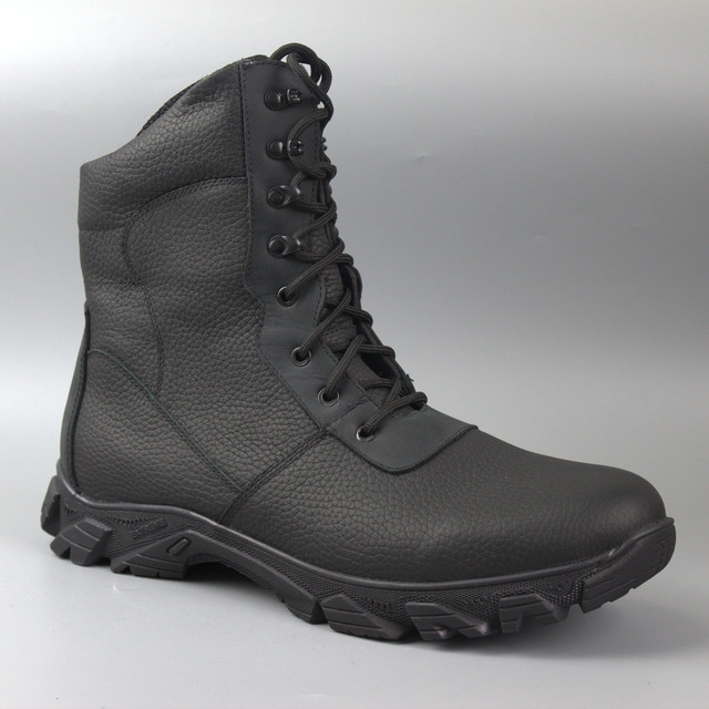 Зимние тактические берцы больших размеров военные кожа натуральный мех черные Rosso Avangard Himerua BS 1684440970 Зимние тактические берцы больших размеров военные кожа натуральный мех черные Rosso Avangard Himerua BS 1684440970