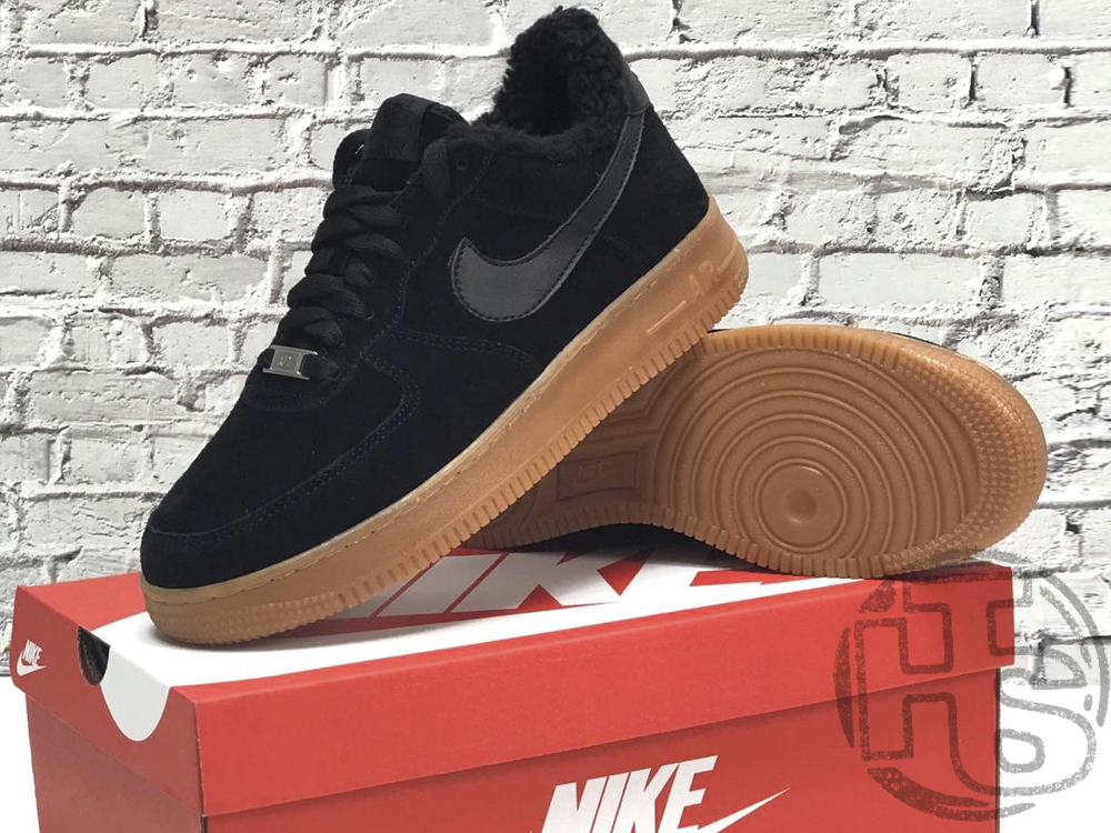 Air force sales black suede gum
