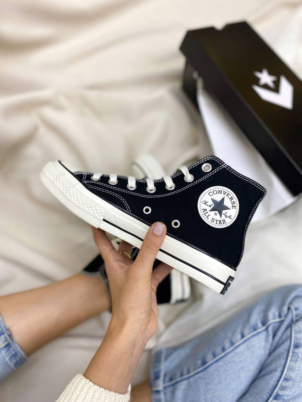 Жіночі кеди Converse Chuck Taylor All-Star 70 Hi Black 162050C, фото 1