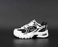 Мужские кроссовки New Balance 530v2 White Black MR530SJ