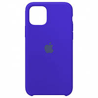 Чохол накладка бампер для Apple iPhone 11 Айфон (6,1 дюймов) Silicone Case Синій (ultra blue) Full