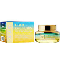 Питательный крем с золотом и коллагеном FARMSTAY Gold Collagen Nourishing Cream