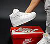 Nike Air Force High Lois Vuitton White Жіночі та Чоловічі кросівки Найк Аїр Форс Луї Віттон Високі білі шкіра, фото 2